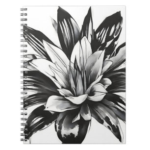 Carnet Broméliée - Fleurs aquarelle