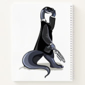 Carnet Brontosaurus Habillé Comme Un Personnage De Film. (Dos)