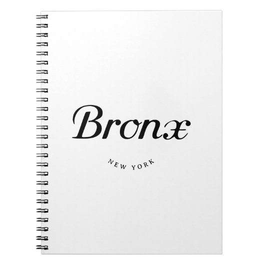 Carnet Bronx (Devant)