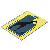 Carnet Bronx Zoo New York Vintage Giraffe (Côté gauche)