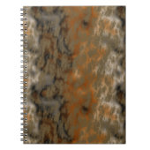 Carnet Bronze et marbre de cuivre Abstrait (Devant)