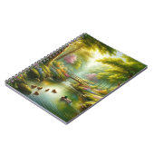 Carnet Brook de printemps avec canards/fleurs (Côté gauche)