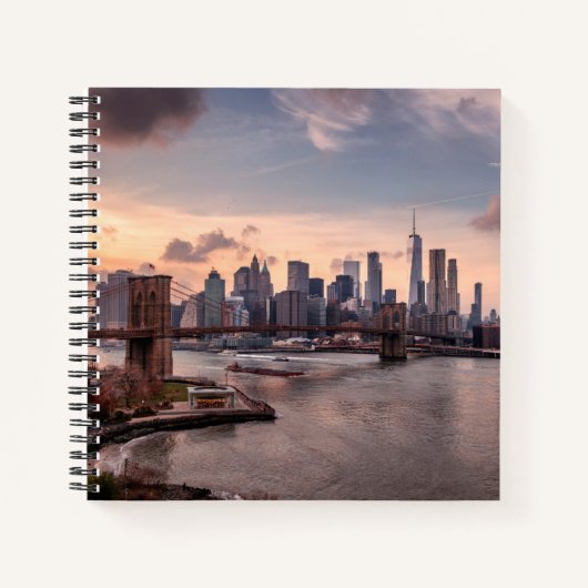 Carnet Brooklyn Bridge et Lower Manhattan (Devant)
