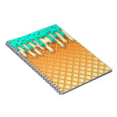 Carnet Brosse à cône de crème glacée avec arrosage (Côté Droit)