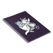 Carnet Brosse à lait - Chats à couchage mignon (Côté Droit)