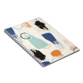 Carnet Brosse pastel abstrait sans couture motif retour (Côté Droit)