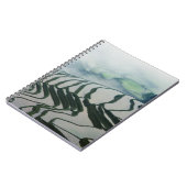 Carnet Brouillard de matin au-dessus des gisements de riz (Côté gauche)