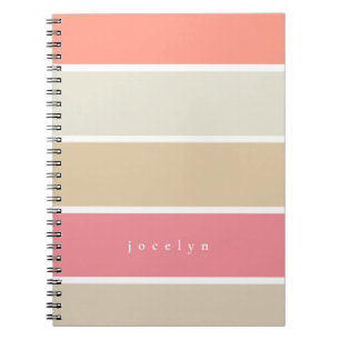 Carnet Brouiller et Pêcher bloc de couleurs Monogramme Gi