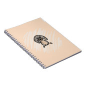 Carnet brown and black dachshund notebook (Côté Droit)