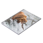 Carnet Brown Bear Catches Red Salmon (Côté gauche)