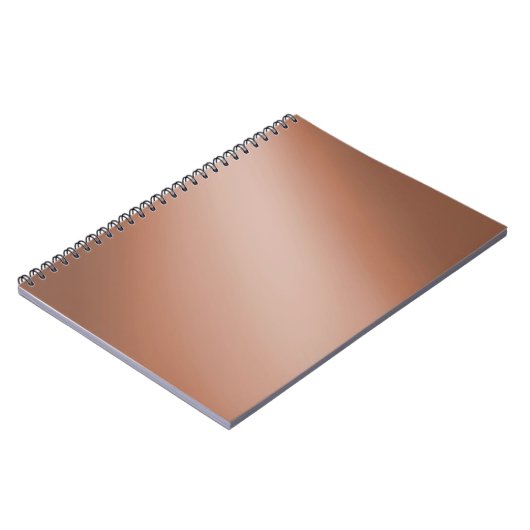Carnet Brown Caramel clair de lune ombre effet (Côté gauche)