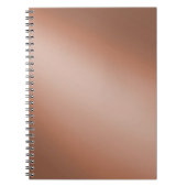 Carnet Brown Caramel clair de lune ombre effet (Devant)