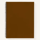 Carnet Brown (couleur solide) (Devant)