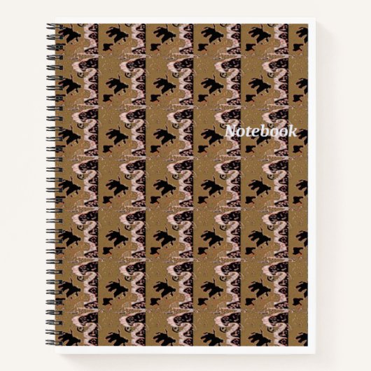Carnet Brown de feuilles (Devant)