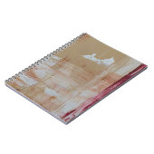 Carnet Brown et blanc abstrait (Côté gauche)