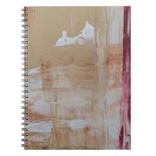 Carnet Brown et blanc abstrait