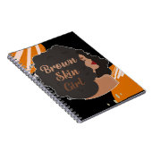 Carnet Brown fille de peau (Côté Droit)