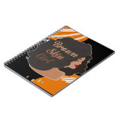 Carnet Brown fille de peau (Côté gauche)