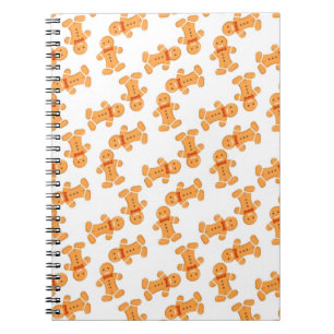 Carnet Brown homme en pain d'épices sur blanc