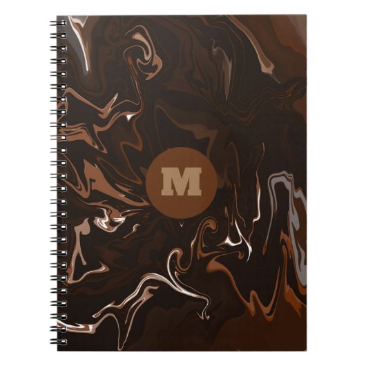 Carnet Brown, noir et gris (Devant)