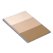 Carnet Brown Ombre strié (Côté Droit)