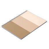 Carnet Brown Ombre strié (Côté gauche)