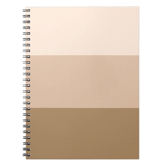 Carnet Brown Ombre strié (Devant)