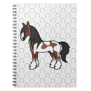 Carnet Brown Pinto Gypsy Vanner / Shire / Clydesdale