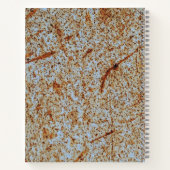 Carnet Brown robuste Métal Grunge Patiné (Dos)