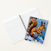 Carnet Brown Squirrel in the Snow (Intérieur)