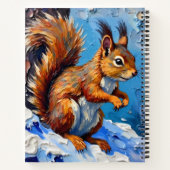 Carnet Brown Squirrel in the Snow (Dos)