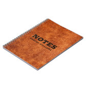 Carnet Brown Vintage en cuir (Côté gauche)