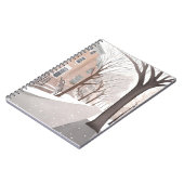 Carnet Brownstone Street | Snowy Winter Watercolor (Côté gauche)