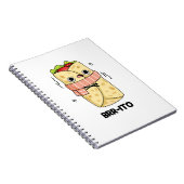 Carnet Brr-ito Funny Burrito Froid Glacial Pun  (Côté Droit)