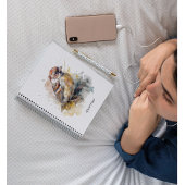 Carnet Bruant rustique, personnalisé