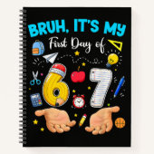 Carnet Bruh c'est ma première rentrée (Devant)
