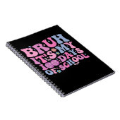 Carnet Bruh C'est mon 100 jours de l'école de papillon Di (Côté Droit)