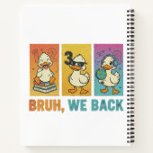 Carnet Bruh Nous Retournons Des Canards Drôle (Dos)