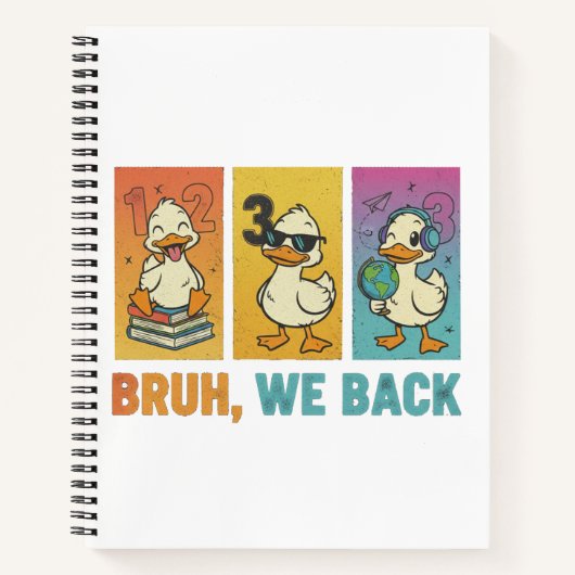 Carnet Bruh Nous Retournons Des Canards Drôle (Devant)
