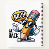 Carnet Bruh On est de retour  (Dos)
