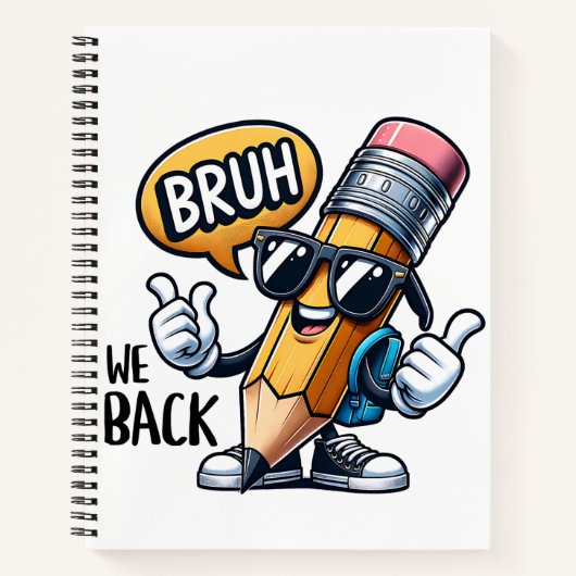 Carnet Bruh On est de retour  (Devant)
