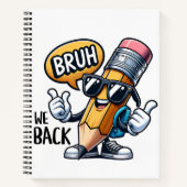 Carnet Bruh We Back  (Devant)