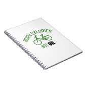 Carnet Brûler les calories et non l'huile (Côté Droit)