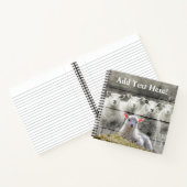 Carnet Brûlure d'agneau de bébé à mouton rustique (Intérieur)