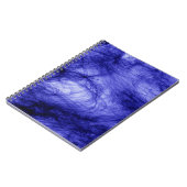 Carnet Brume bleue d'art d'abstraction (Côté gauche)