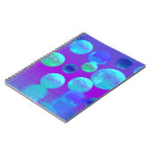 Carnet Brume violette - lumière abstraite cyan et de (Côté gauche)