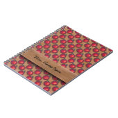 Carnet Brun rouge de pommes (Côté gauche)
