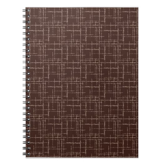 Carnet Brun texturé. (Devant)