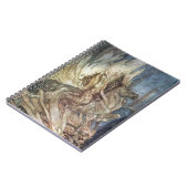 Carnet Brünnhilde et le bûcher funéraire de Siegfried (Côté gauche)