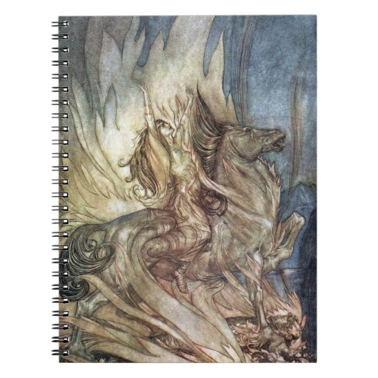 Carnet Brünnhilde et le bûcher funéraire de Siegfried (Devant)